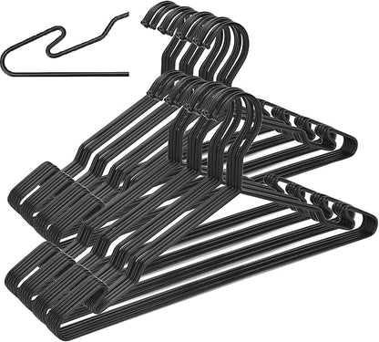 Heavy Duty Metal Hangers with Unique Hook Design Durable & Sturdy Coat Hangers by MLMDLux
