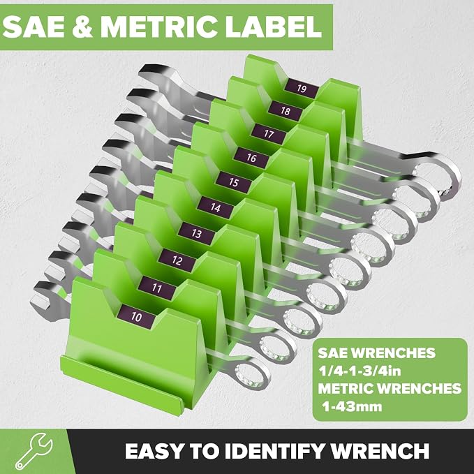 40PCS Modular Wrench Organizer Wrench Holder - Image 2