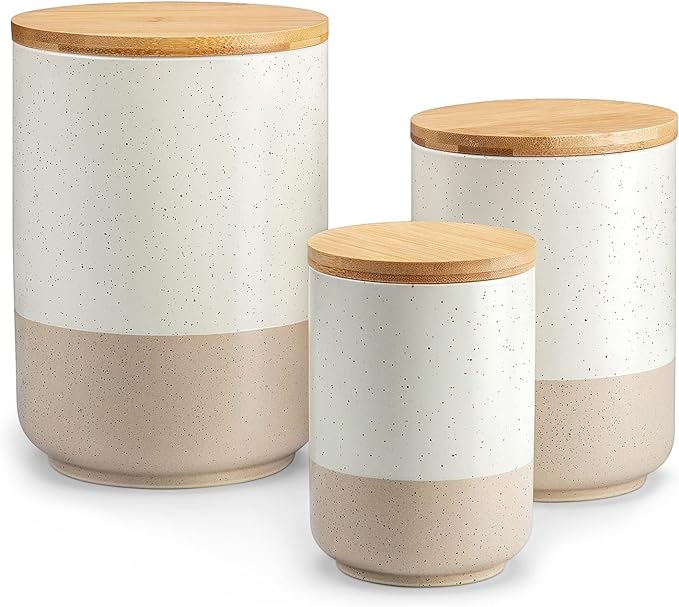 vancasso Sabine Ceramic Canister Set by vancasso