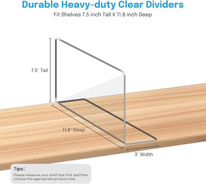 OKPOW Shelf Dividers Closet Organizer - Image 2