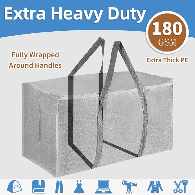 12 Pack-Extra Large Heavy Duty Moving Bags - Image 2