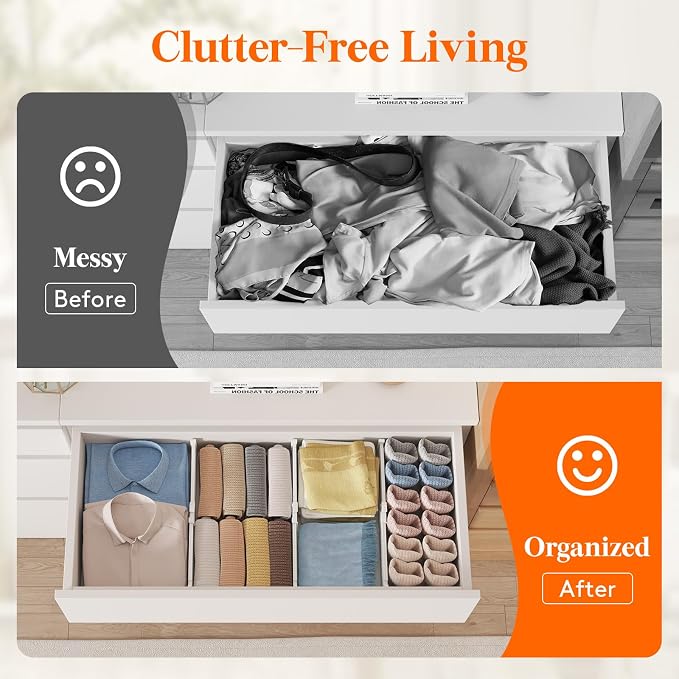 Lifewit 16 Pack Drawer Dividers - Image 10