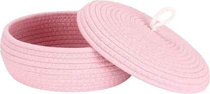 Sea Team Round Cotton Rope Storage Basket by SeaTeam