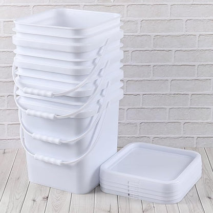 Hespama 4.8 Gallon Square Food Storage Bucket - Image 6