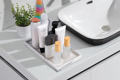 White Marble Bathroom Counter Tray - Image 5