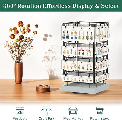 EsLuker.ly Rotating Earring Display Holder Stand - Image 6