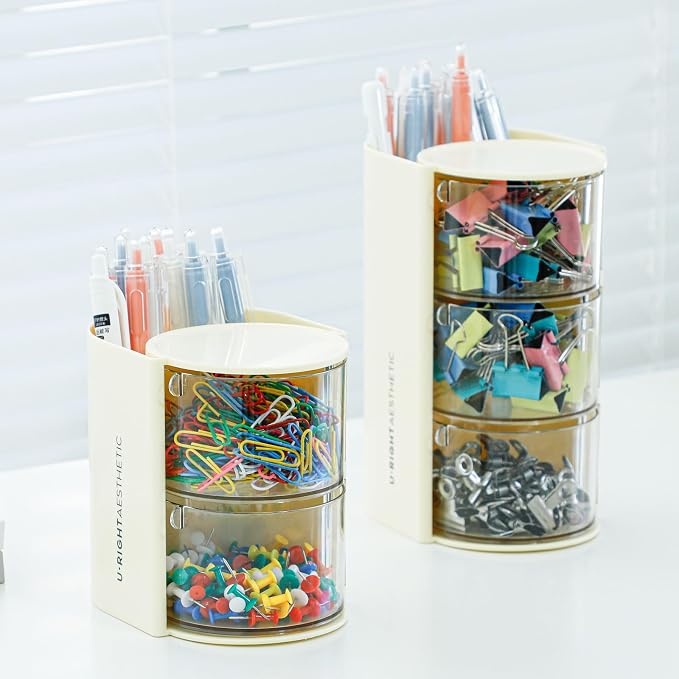FABROK 2-Layer Clear Hair Accessories Organizer - Image 7
