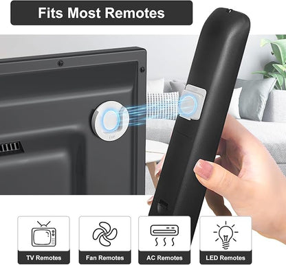 YYILIS Magnetic Remote Control Holder Wall Mount, 4 Pack Upgrade Remote Control - Image 2