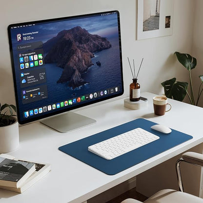 Jotsome Leather Desk Pad Mat, Non-Slip Desk Blotter Pad - Image 4