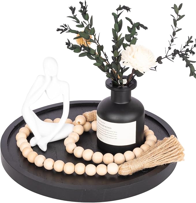 Wood Lazy Susan Organizer Kitchen Turntable - Image 8