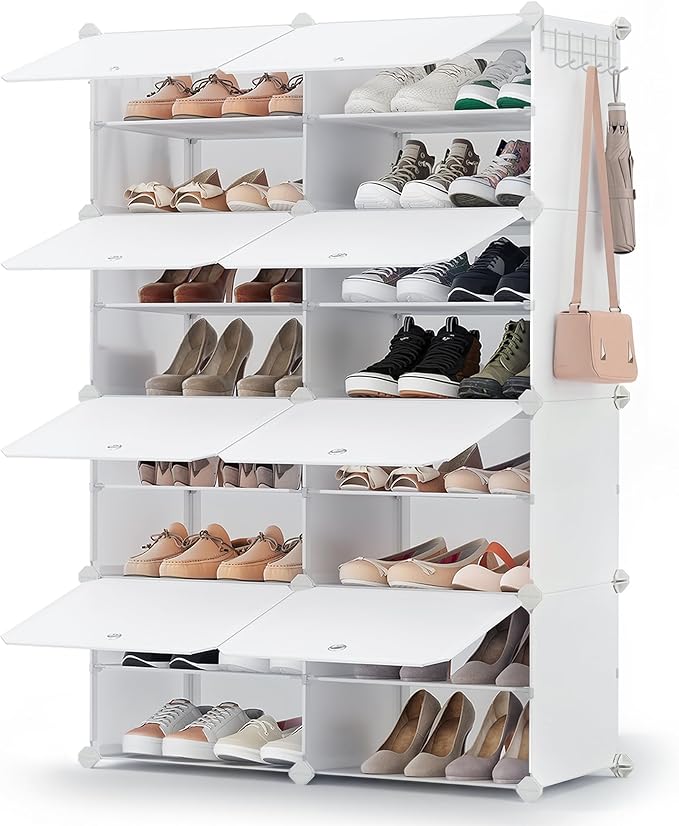 SONGMICS Shoe Rack Organizer, 8-Tier Shoe Storage Cabinet by Unknown