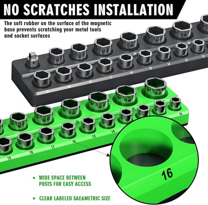 Magnetic Socket Organizer Holder Set - Image 6