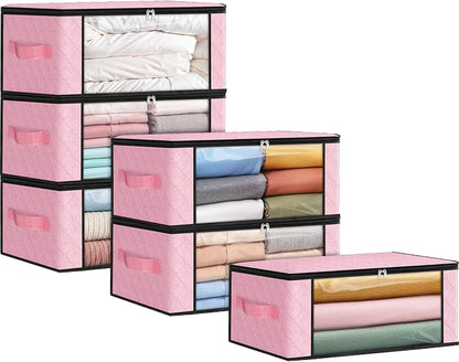 Fab totes 35L Closet Organizers and Storage, Foldable Under Bed Storage by Fabtotes