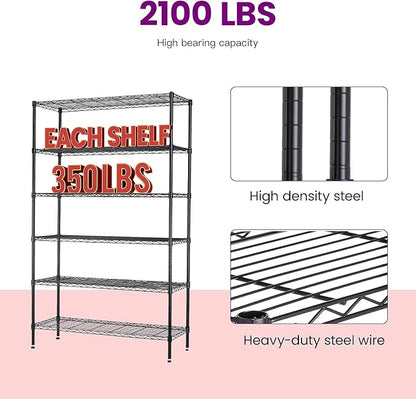 FDW | 6-Tier Wire Storage Shelves - Image 9
