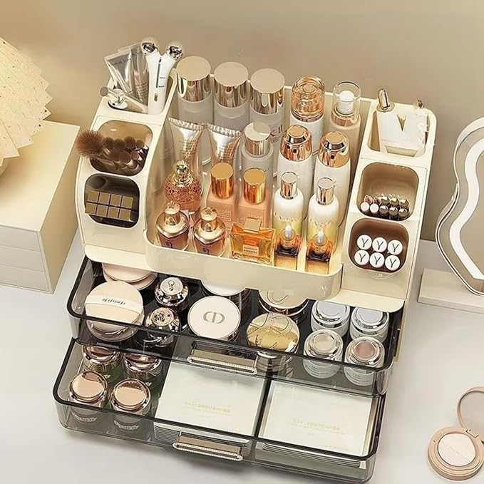 Makeup Organizer with Drawers for Vanity, Bathroom Countertop Organizer with - Image 8