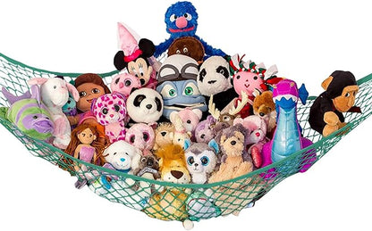 Stuffed Animal Hammock, Large | Corner Stuffed Animal Storage & Plushie Net | by LillysLove