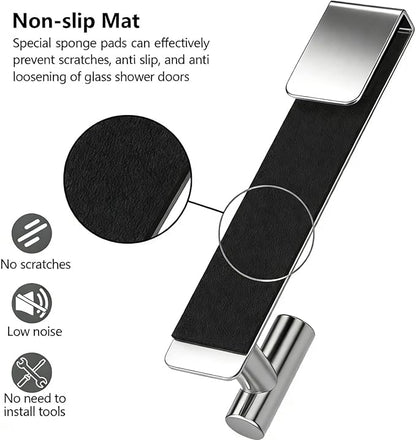 PMMASTO Shower Door Hooks, Extended Towel Hooks - Image 6
