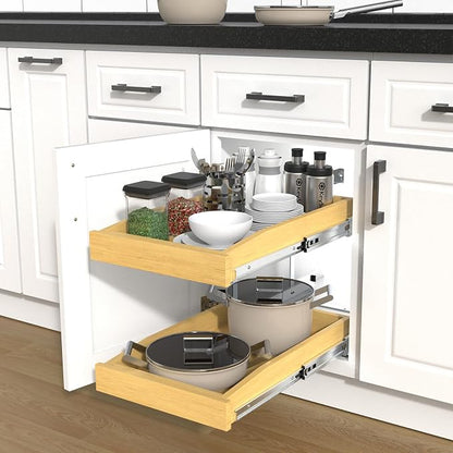 2 Tier Pull Out Cabinet Organizer - Image 8