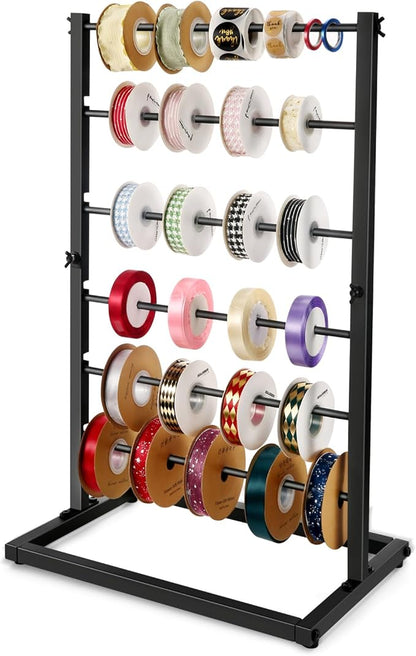 Aulin 6 Tier Large Capacity Ribbon Storage Organizer Rack by Aulin