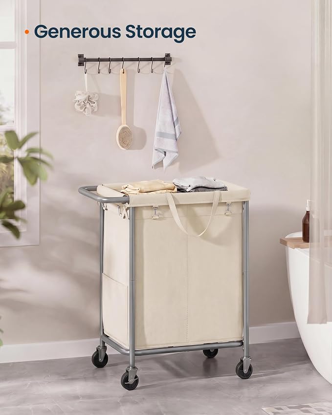 SONGMICS HOME Rolling Laundry Basket - Image 4