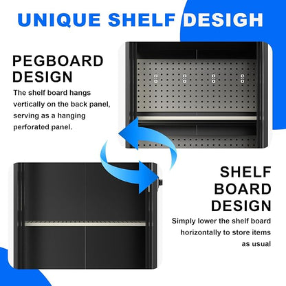 Marcree Metal Storage Cabinet - Image 7