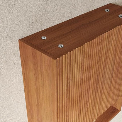 Brown Oak Bathroom Wall Cabinet - Image 6