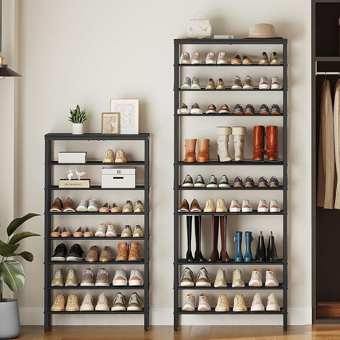 YATINEY 12 Tier Shoe Rack, Large Capacity Shoe Storage Organizer Holds 48 Pairs - Image 8