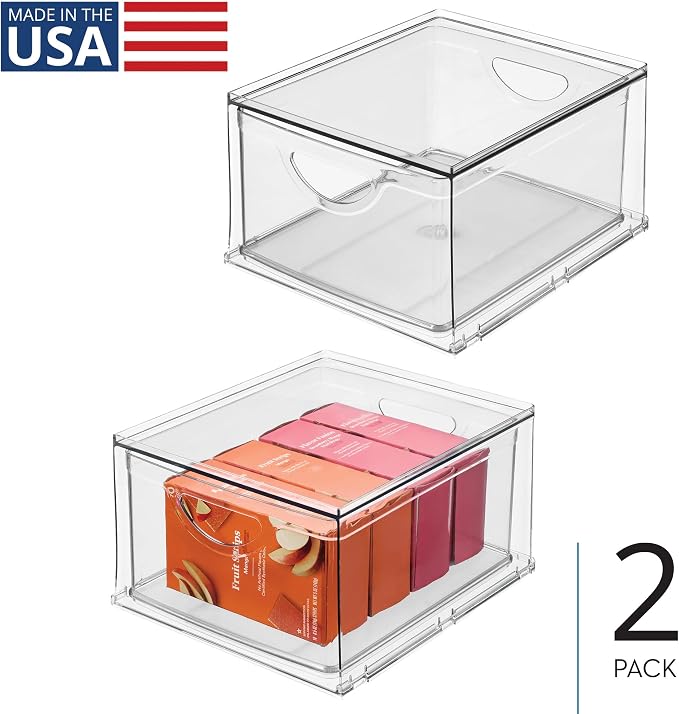 iDesign Stackable Storage Drawer, or Under Sinks, Made in USA - Image 4