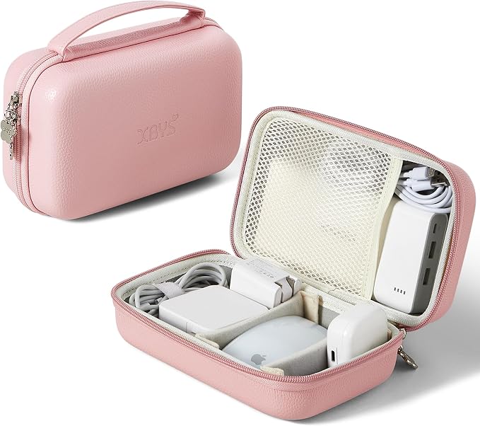 Charger Case for Macbook, Portable Tech Electronic Organizer Bag, Small Travel by Linpr