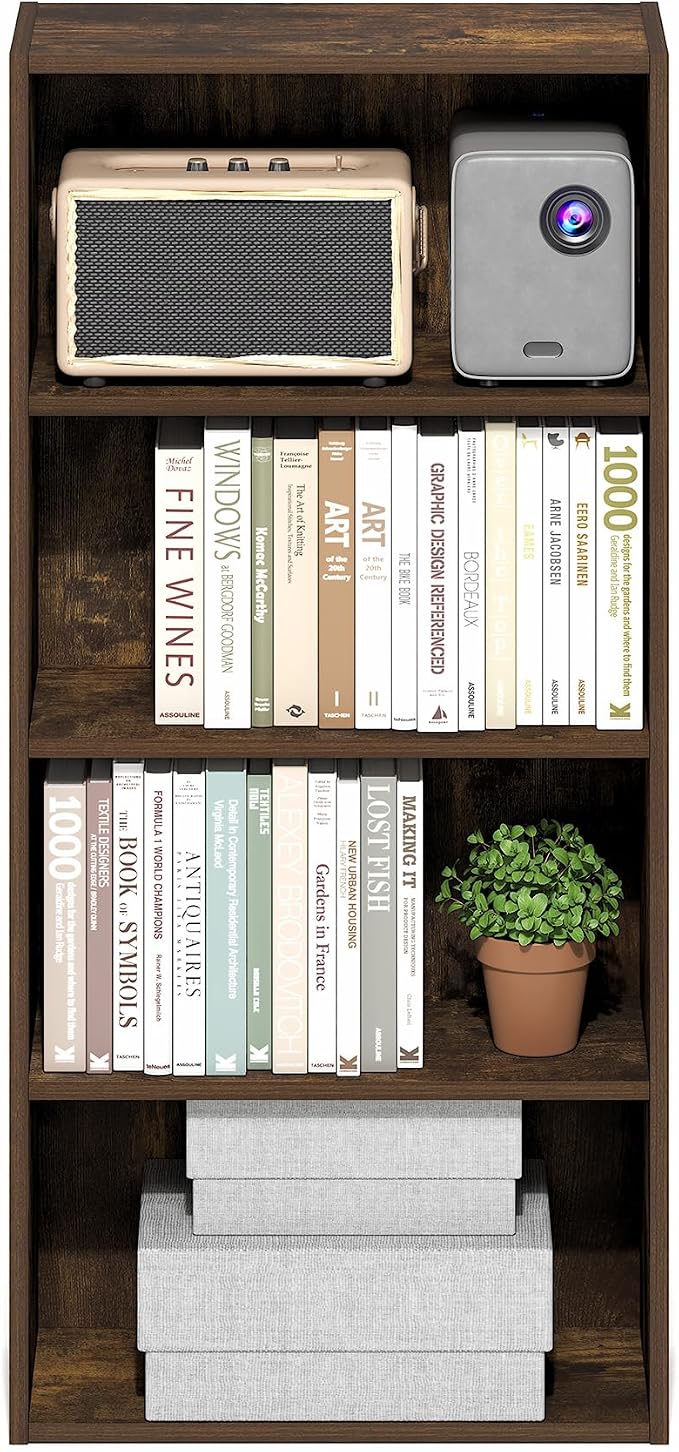 Furinno Basic Book Shelf, 4-Tier Bookcase - Image 4