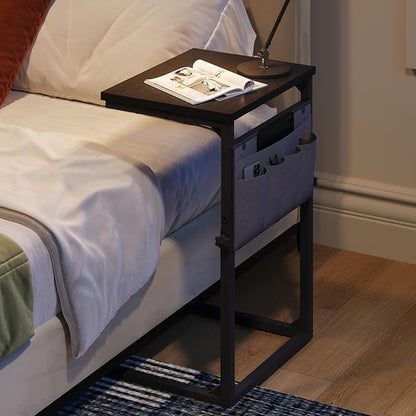 HOOBRO C Shaped End Table, 29.5’’ Adjustable Height Side Table - Image 2