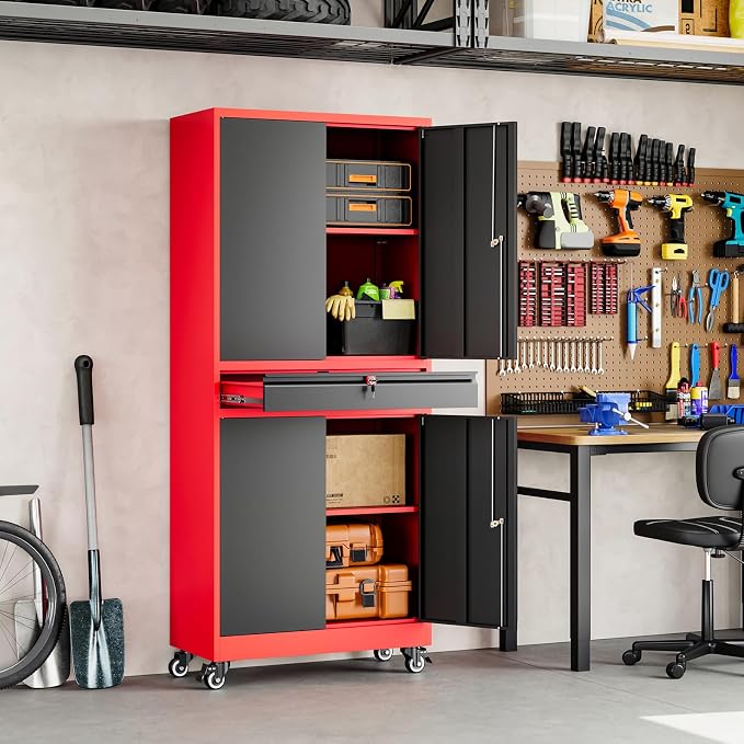 Yizosh Metal Garage Storage Cabinet - Image 6