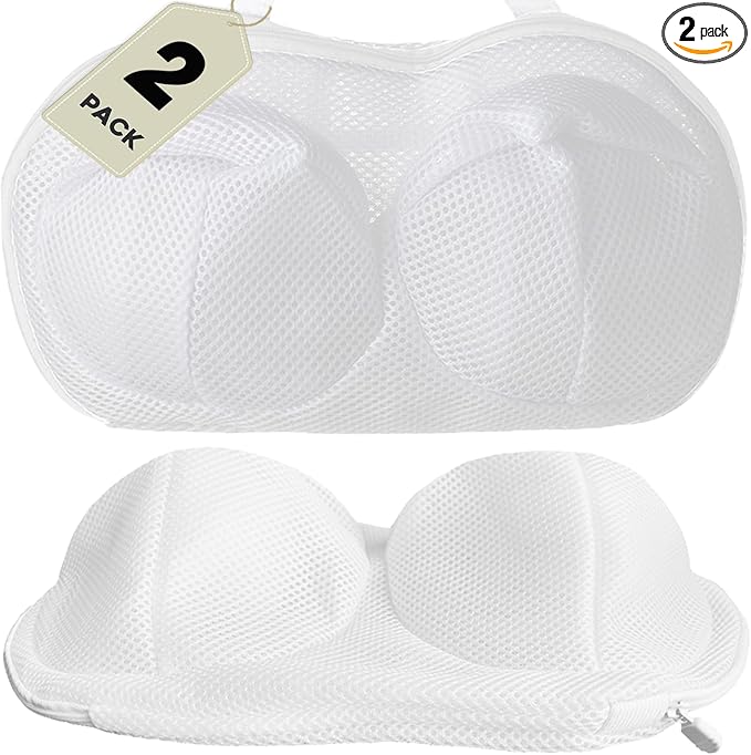 Large Bra Laundry Bags for Washing Machine, Fits All Cups Anti Deformation Bra by MCHKJ