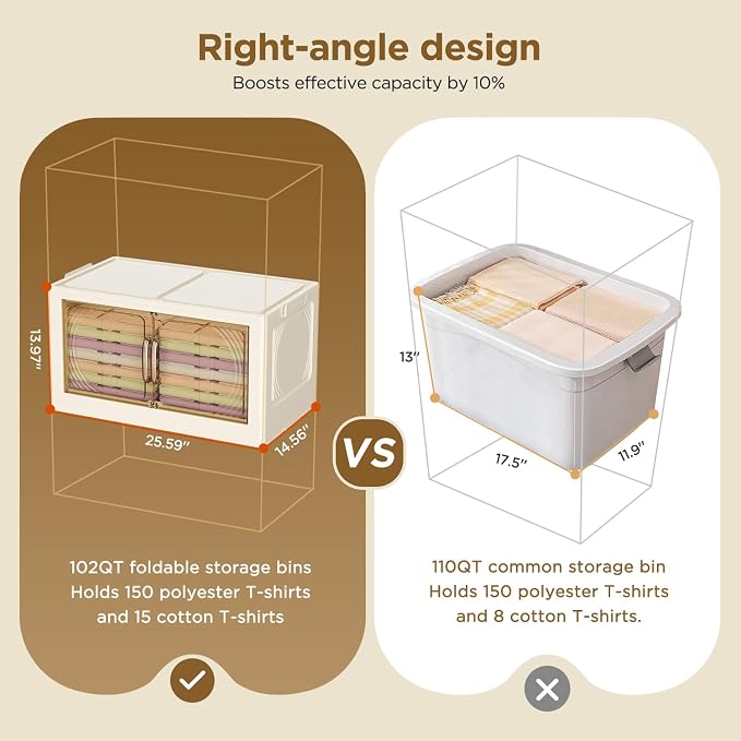 102QT Plastic 5 Tier Storage Bins - Image 6