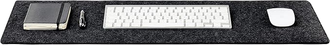 Premium Felt Desk Mat | Small 12" x 27.5" Multifunctional Desk Pad - Image 5