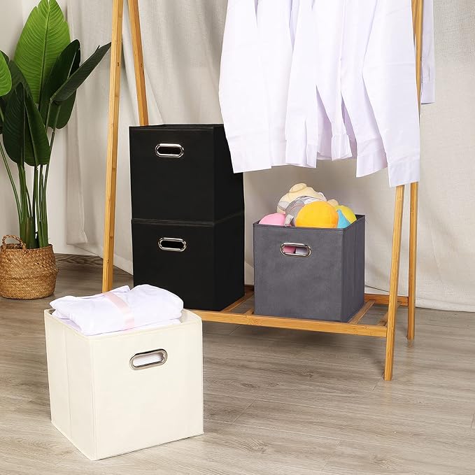 Yunkeeeper storage bins Cubes, Fabric Cube Organizer - Image 7