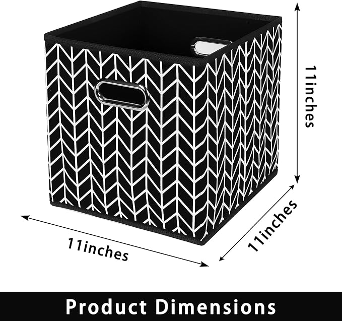 Fabric storage bins Cubes, Fabric Cube Organizer - Image 2