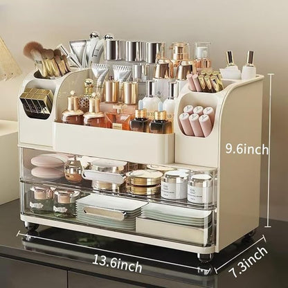 Makeup Organizer with Drawers for Vanity, Bathroom Countertop Organizer with - Image 6