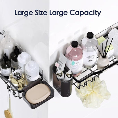 Shower Caddy Adhesive Shower Organizer 7-Pack, Rustproof Stainless Steel - Image 9
