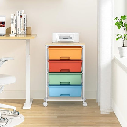 Utility-Rolling-Storage-Drawer-Craft-Cart-Organizer - Image 9