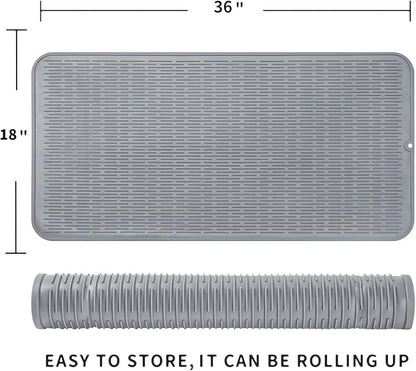 Silicone Dish Drying Mat for Multiple Usage, Easy clean, Eco-friendly, - Image 2
