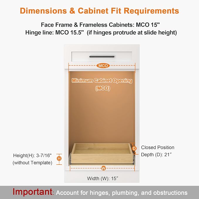ALINE FURNITURE Pull Out Drawers - Image 5