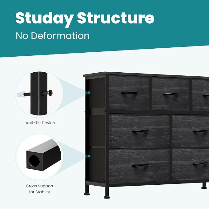 OLIXIS 7 Drawer Closet Organizer, Storage Tower - Image 7