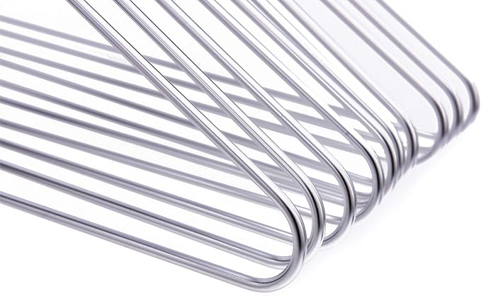 Quality Silver Aluminum Metal Coat Hangers - Image 7