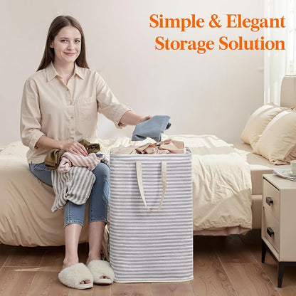 Lifewit 75L Large Collapsible Laundry Hamper, Tall Foldable Dirty Clothes - Image 9