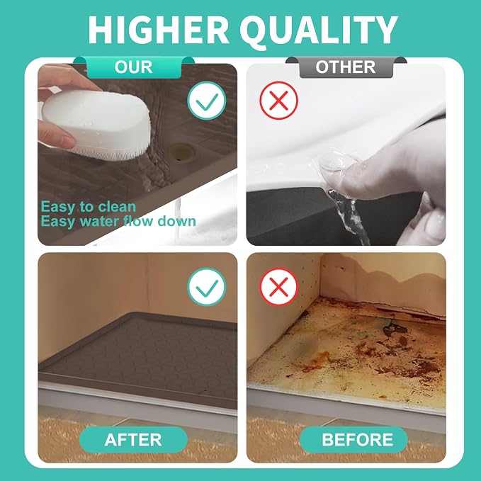 Under Sink Mat, Silicone Waterproof Under Sink Liner, Sink Cabinet Organizer - Image 6