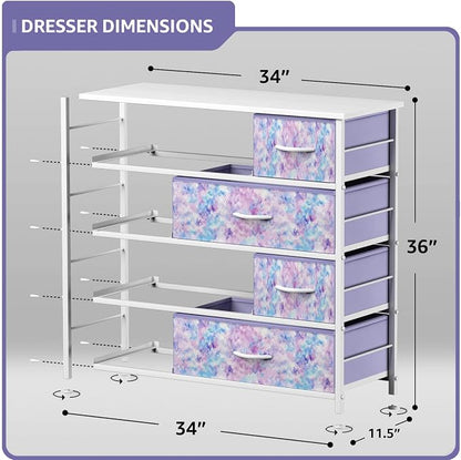 Sorbus Dresser with 8 Drawers - Image 3