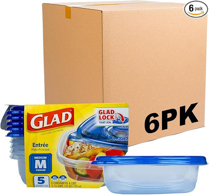 Glad GladWare Entree Food Storage Containers by GladTrashFoodStorage