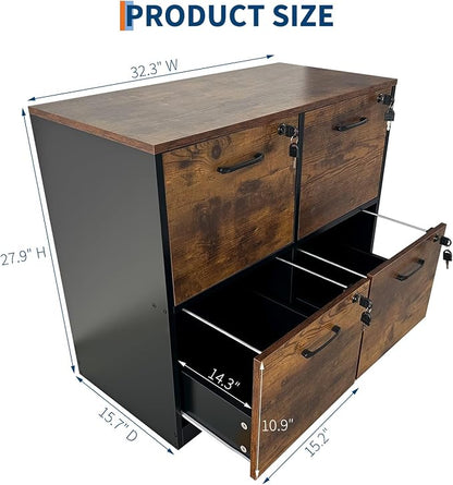 Garvee 4 Drawer File Cabinet - Image 3
