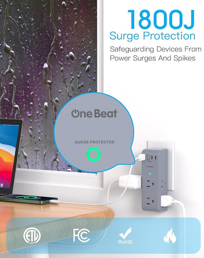 Surge Protector Outlet Extender - - Image 5